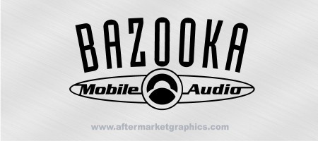 Bazooka Audio Decals - Pair (2 pieces)